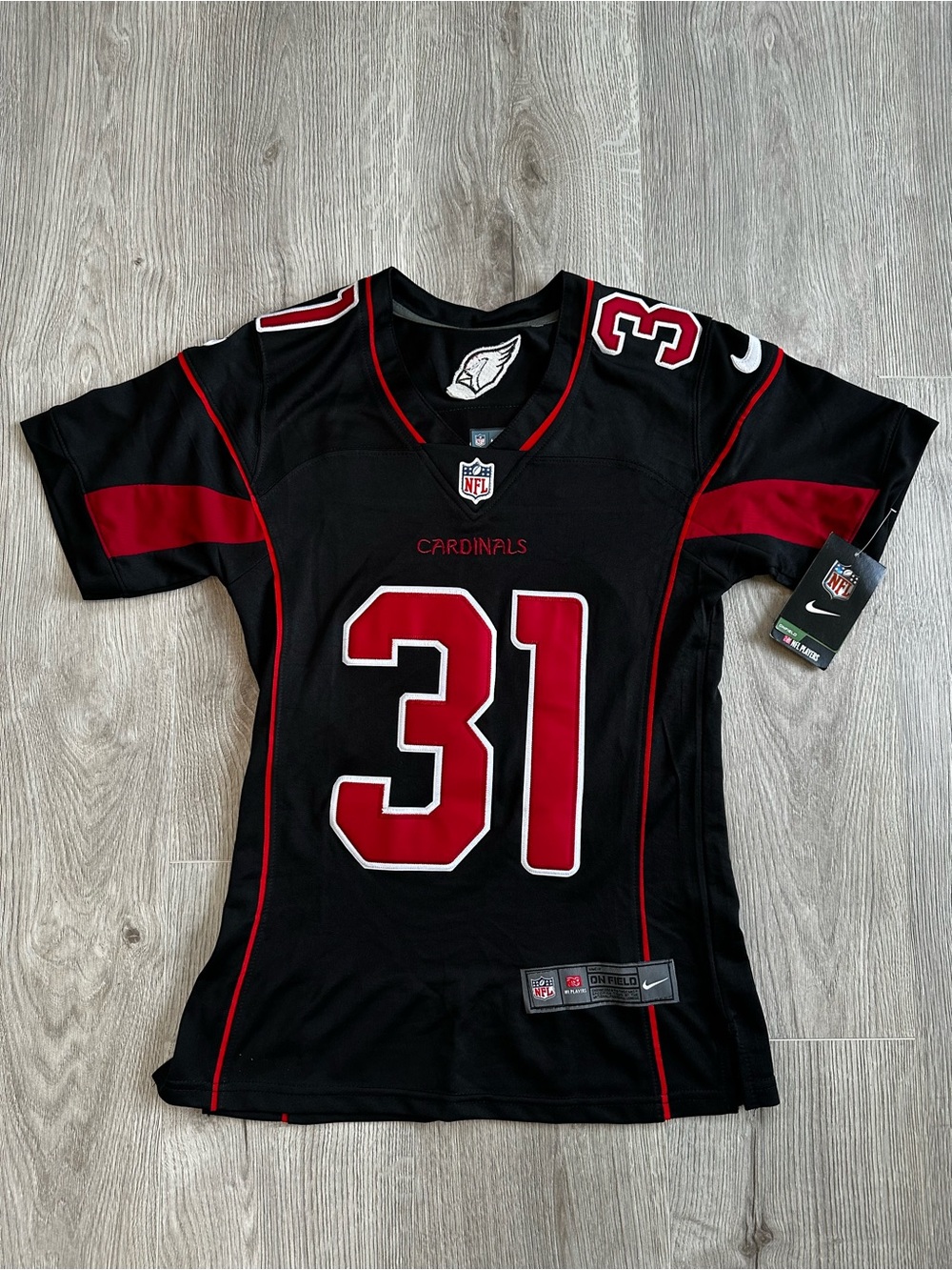 NWT Nike Arizona Cardinals David Johnson 31 Color Rush Jersey Women's M Black